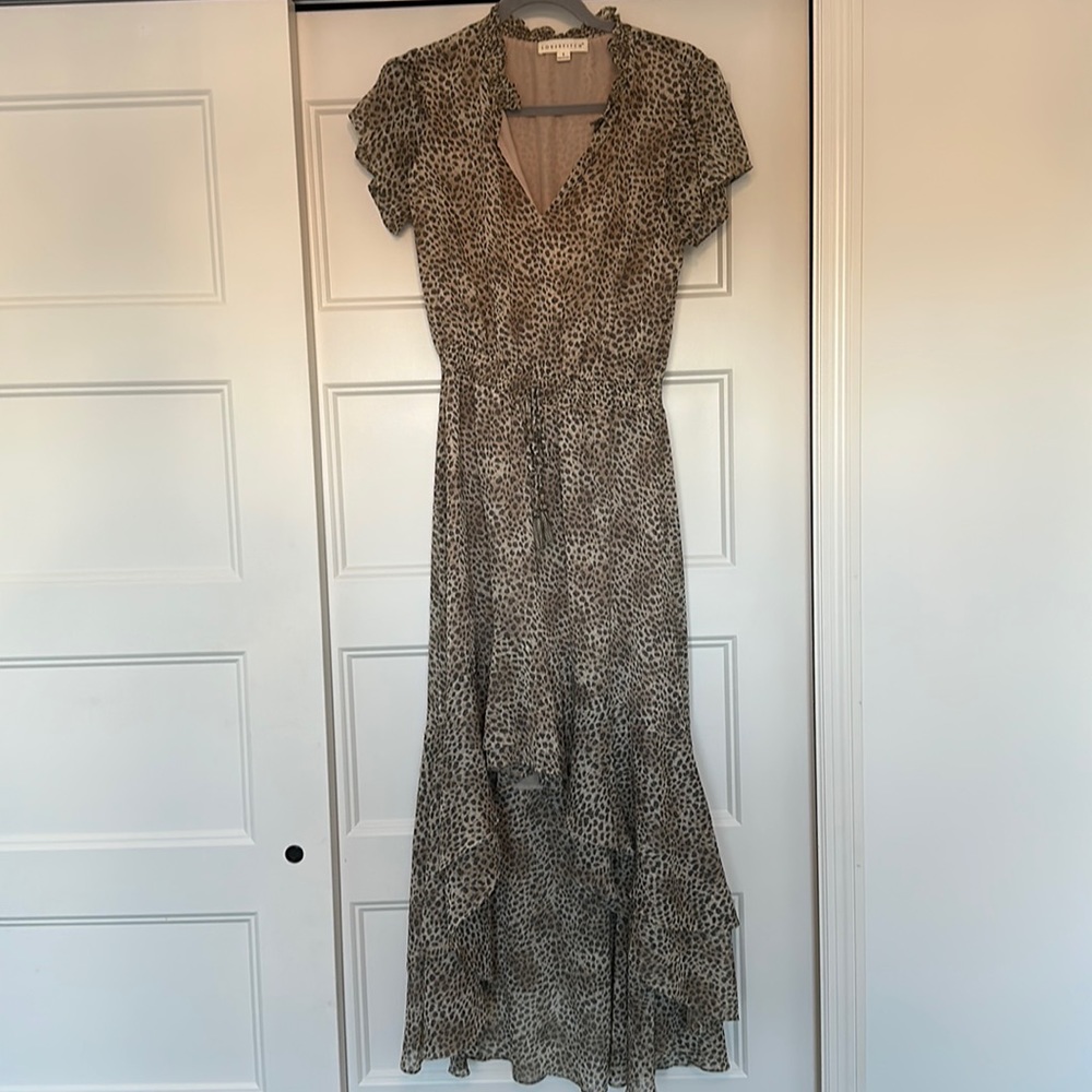 High low cheetah dress | Size Small | Never Worn